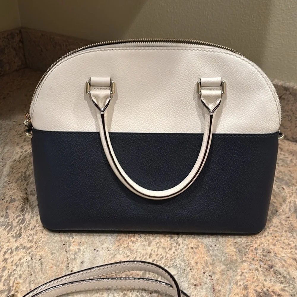 Kate Spade Two-Tone Blue and white Handbag